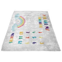 Rainbow Baby- You are my sunshine Milestone Blanket