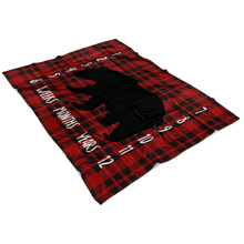 NEW Black Bear on Plaid WMY Milestone Blanket