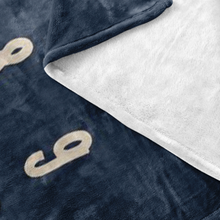 Boys Football Milestone Blanket
