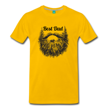 Best Dads have beards - sun yellow