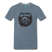 Best Dads have beards - steel blue