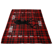Joshua Plaid Deer Milestone Blanket