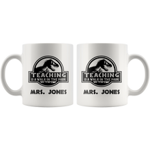 Dino Teacher Mug