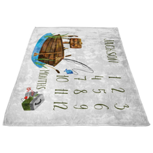 Jackson Fishing Milestone Blanket