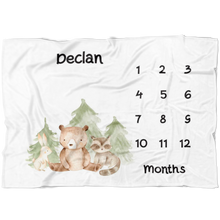 Declan 40x30 Forest Milestone Blanket