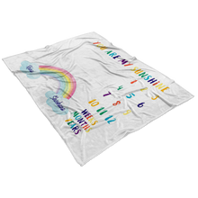 reina shoshana- rainbow baby blanket
