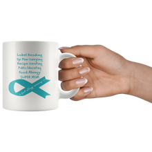 Label Reading Super Mom Food Allergy Awareness Mug