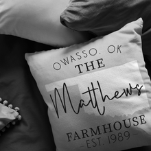 OK Farmhouse Pillow