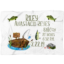 Riley - Birth Stats Blanket