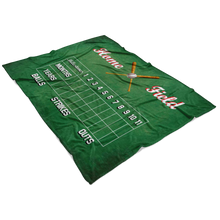 Baseball Scoreboard Milestone Blanket
