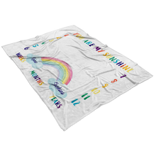 reina shoshana- rainbow baby blanket MORE SPACE