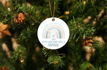 Blue Rainbow Baby Ornament 2021