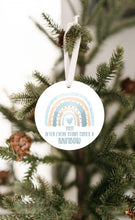 Blue Rainbow Baby Ornament 2021