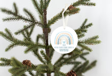 Blue Rainbow Baby Ornament 2021