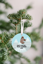 Don't Give Up Keep Climbing Ornament 2021