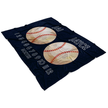 Jai Jayce Twin Baseball Milestone Blanket