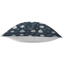 Winter Penguin Pillow- Navy