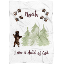 Noah- I am a child of God blanket