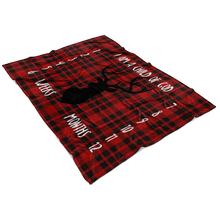 I am child of God Plaid Deer Milestone Blanket